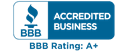 BBB Accredited A+ Rating