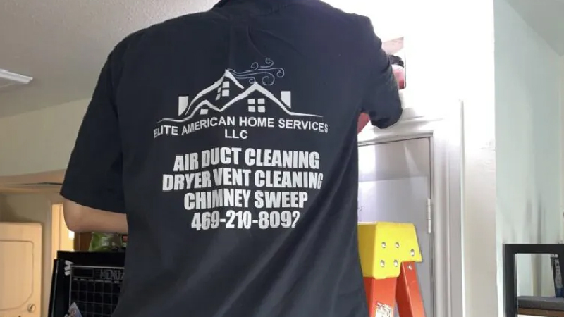 Elite American Home Services technician at work